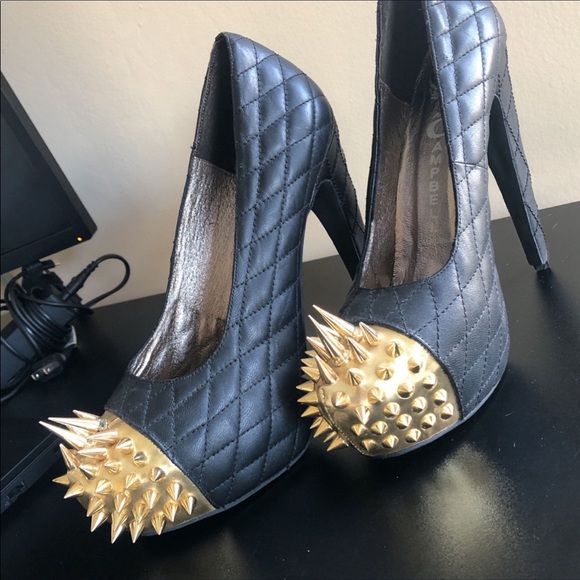 Jeffrey Campbell Battle Spike Pumps size 10 - Picture 1 of 6